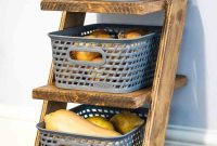 Build a DIY Z-Shelf 3-Tier Trolley for 4L Baskets