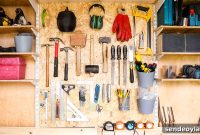 Quick DIY Wall-Mounted Tool Organizer for Garage