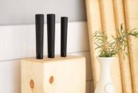 How to Build a Custom Wooden Knife Block Set