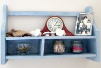 How to Add a Metallic Finish to a Painted Wood Shelf