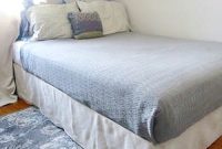 DIY No-Sew Drop Cloth Bed Skirt: Step-by-Step Guide
