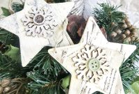 DIY Rustic Star Christmas Ornaments