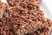 No-Bake Chocolate Orange Rice Krispies Treats