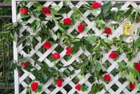 DIY Colorful Fence with Dollar Store Flowers