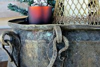 Antique Cauldron Turned Christmas Decor – Bloggers Club Challenge