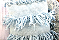 DIY Minimal-Sew Fleece Pillow