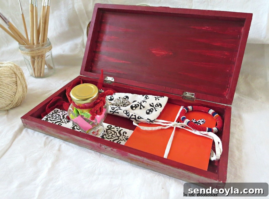 Some extra gifts inside the box, Seeing Red www.theboondocksblog.com
