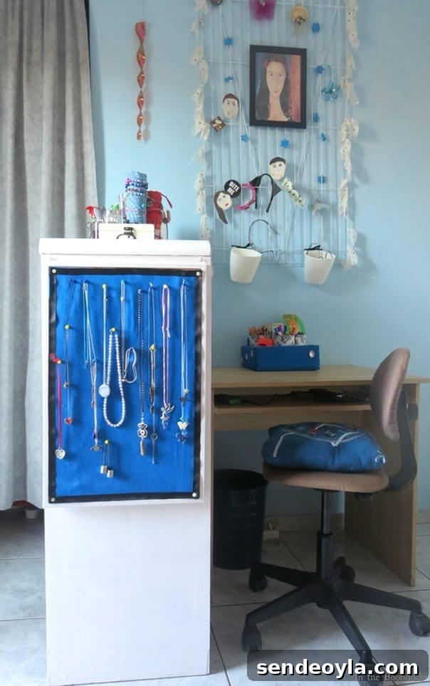 desl amd wall organizer, A Tour of the Blue Room www.theboondocksblog.com
