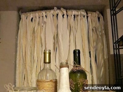 The Glass Blocks Problem (A fabric strip curtain)