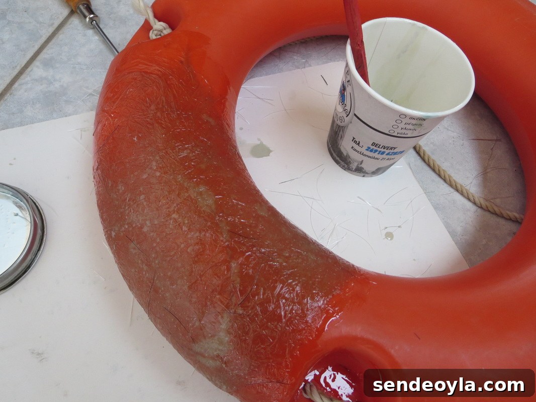 letting it dry, Saving the Life Saver