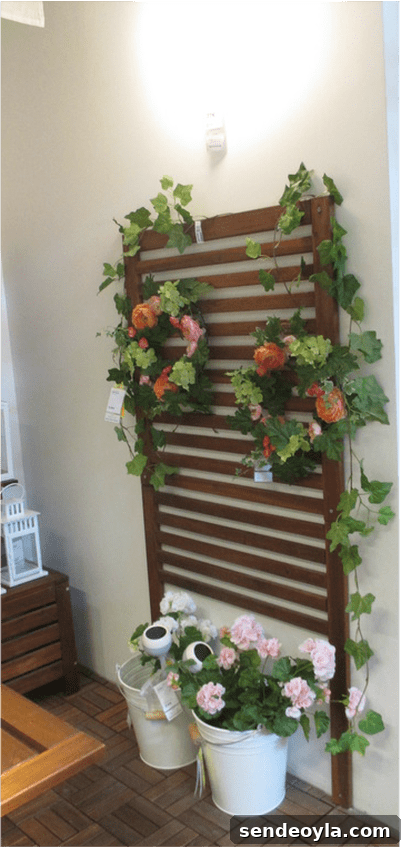 Inspiration photo from Ikea for hanging organizer