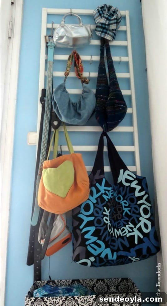 Adding belts to the organizer