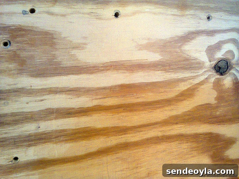 Drill holes into top of crate