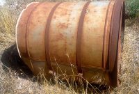 Refurbished Olive Oil Barrels for Rustic Decor and Storage
