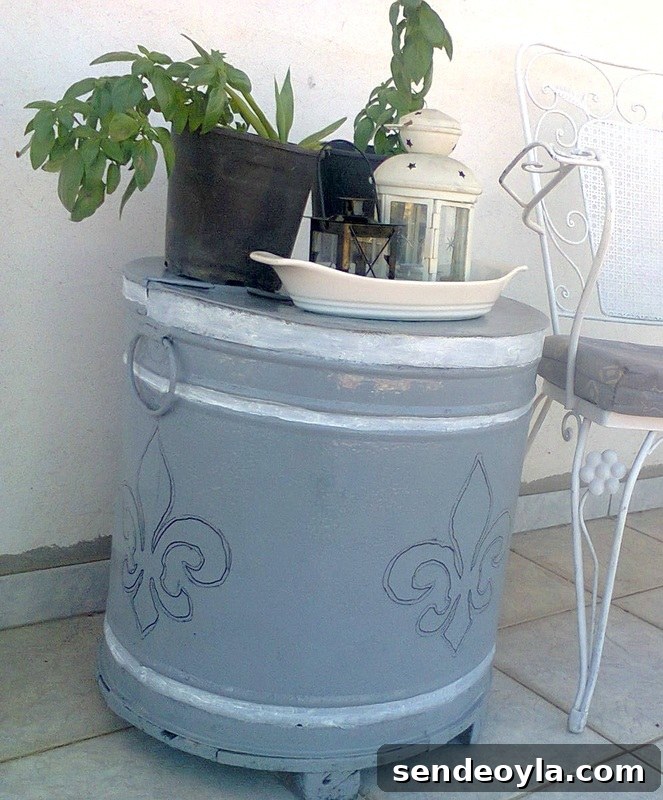Revamped Olive Oil Barrels