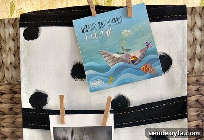 How to make a Back-to-School Hanging Organizer