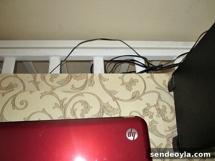 Wires in the back