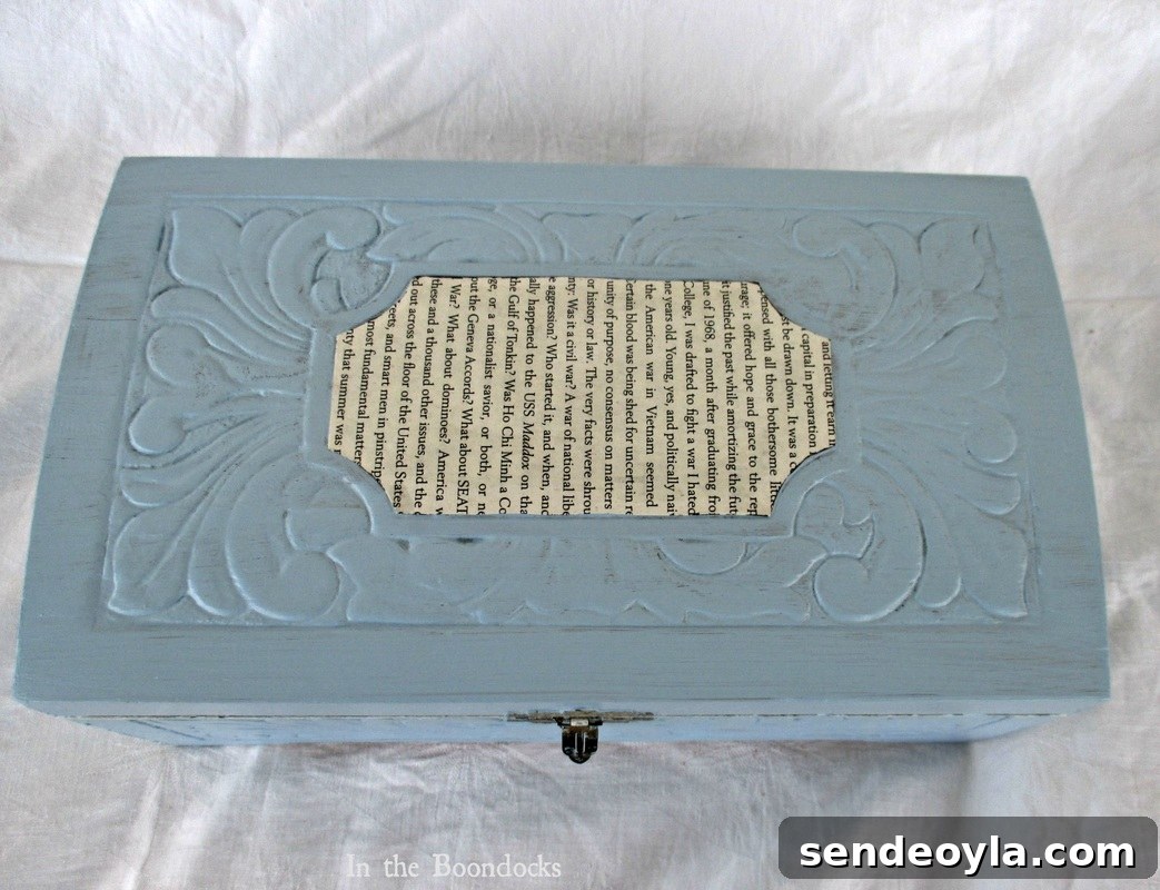 The top of the box, A Gift Box from the Heart