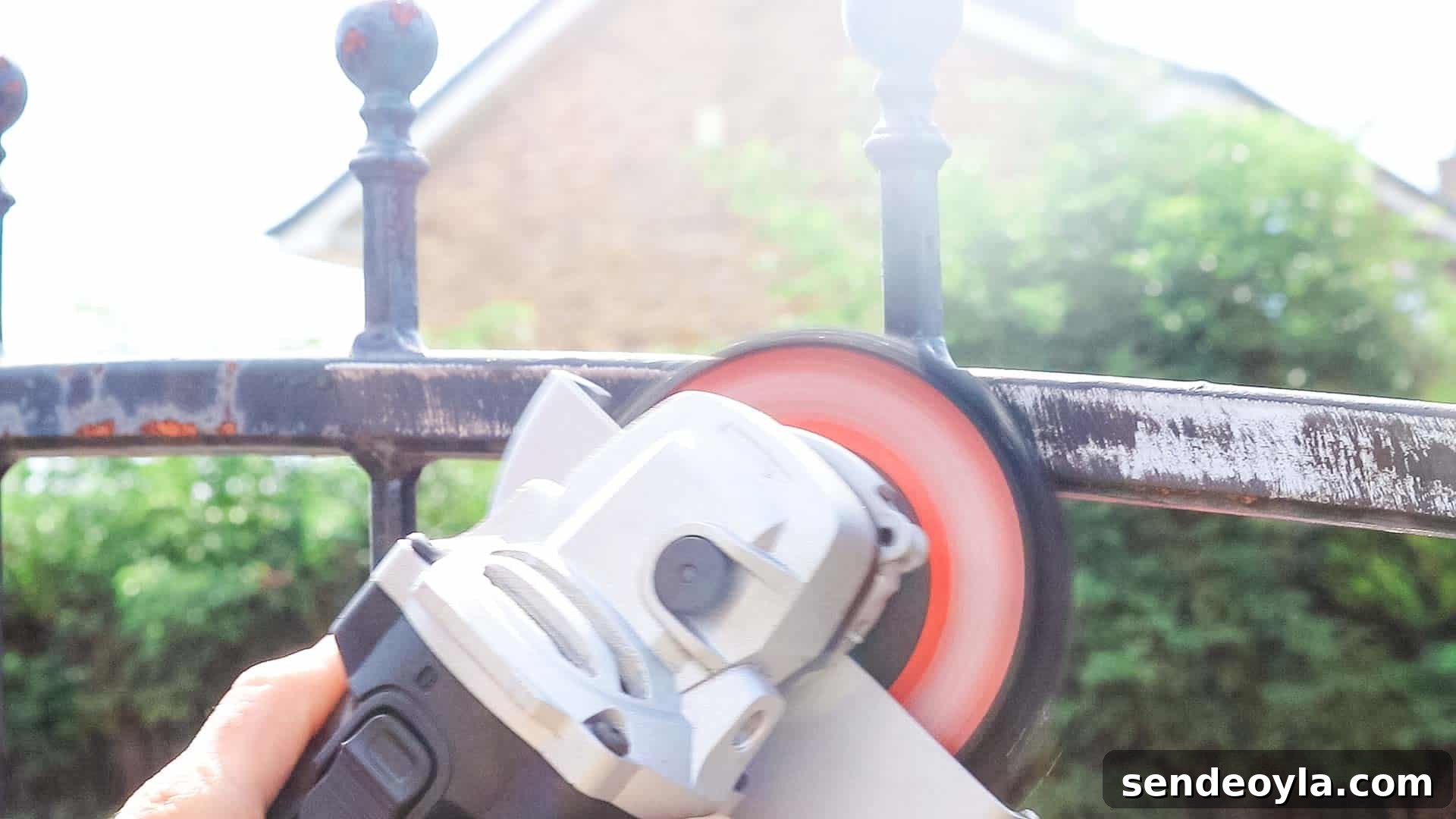 How to Paint a Rusty Gate: Prep, Remove Rust and Finish 4 Tools laid out