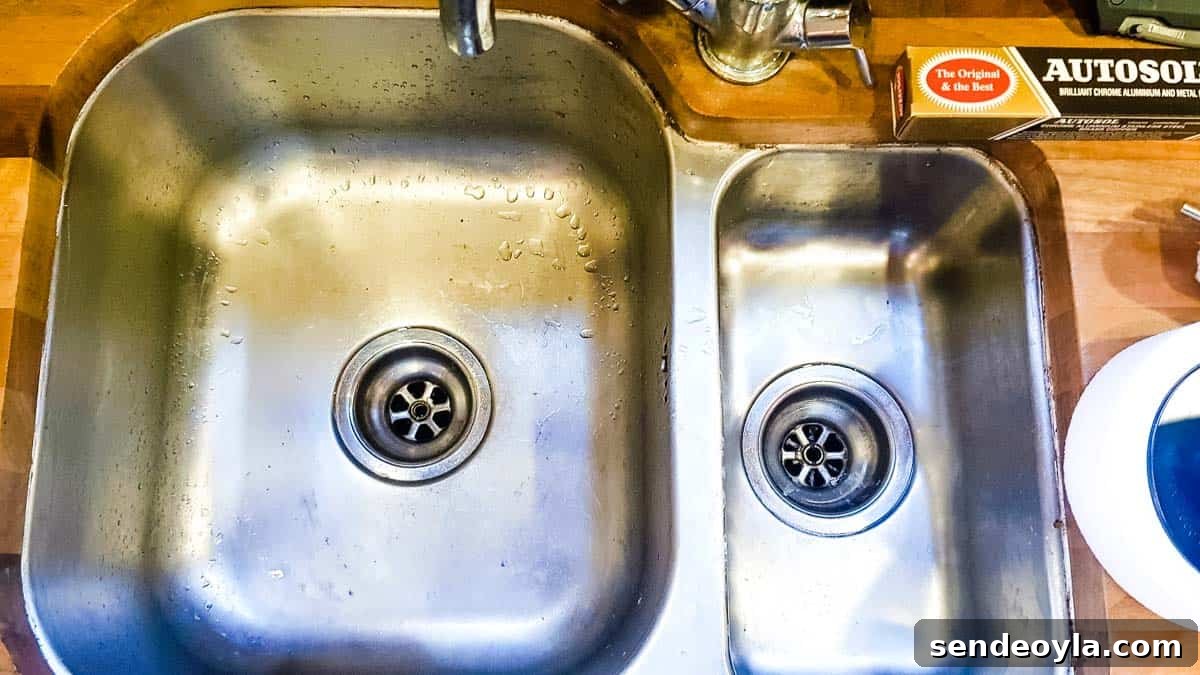 How to Remove Scratches from Stainless Steel Sinks 4 Unpolished double metal undermount sink