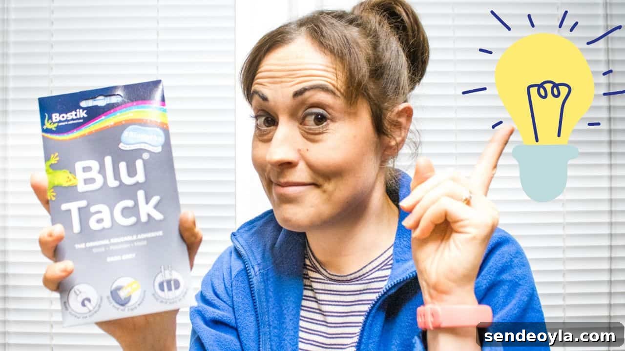 36 Blu Tack Uses and Workshop Hacks 2 Blu Tack putty in workshop