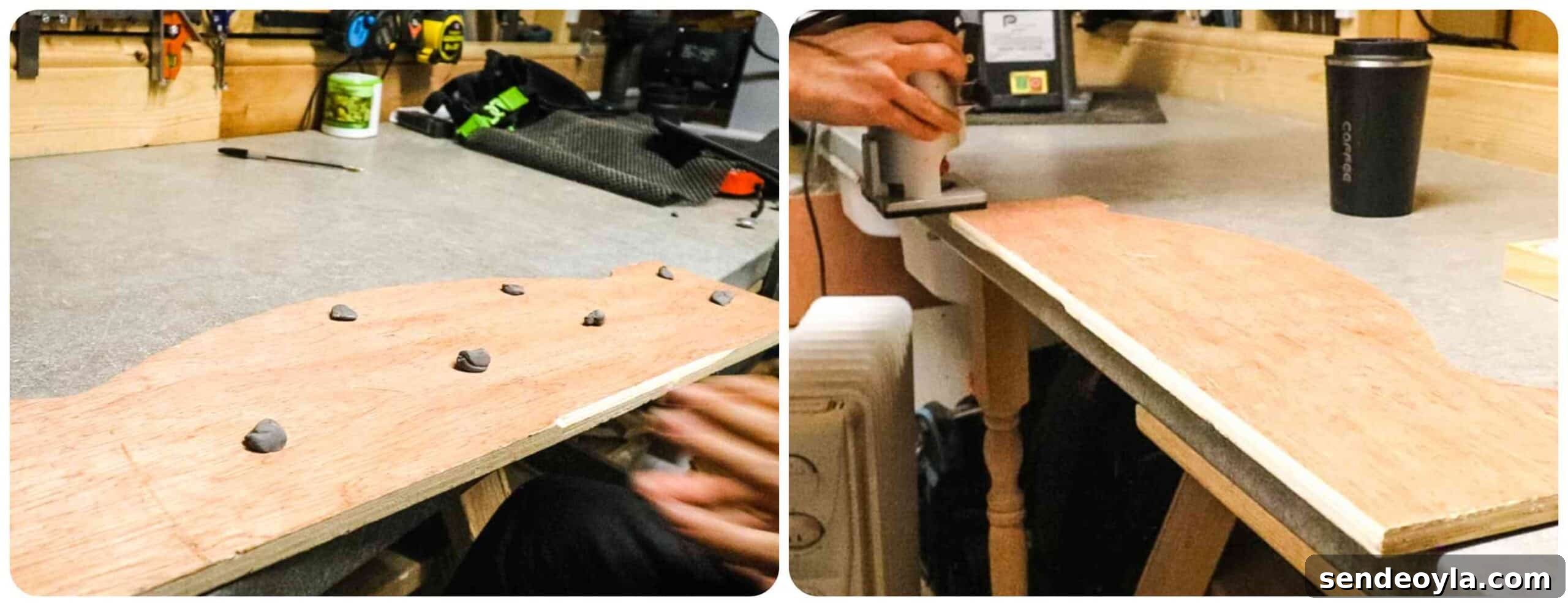 36 Blu Tack Uses and Workshop Hacks 16 Tape measure held in place with Blu Tack