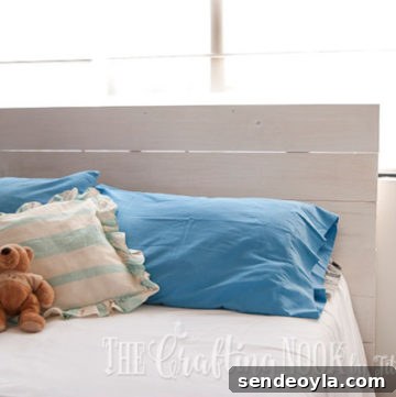 Pallet headboard