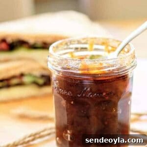 Apple Chutney Recipe: Spiced Homemade Relish 3 Apple chutney in jar and spoon