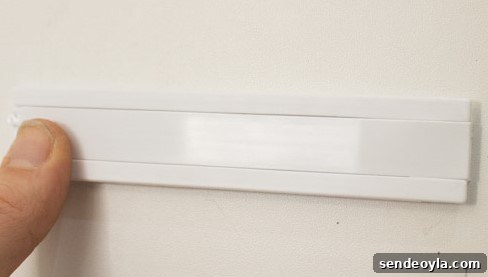 How to Install an Integrated Fridge-Freezer Door Slider 9 screw plate on freezer door slider