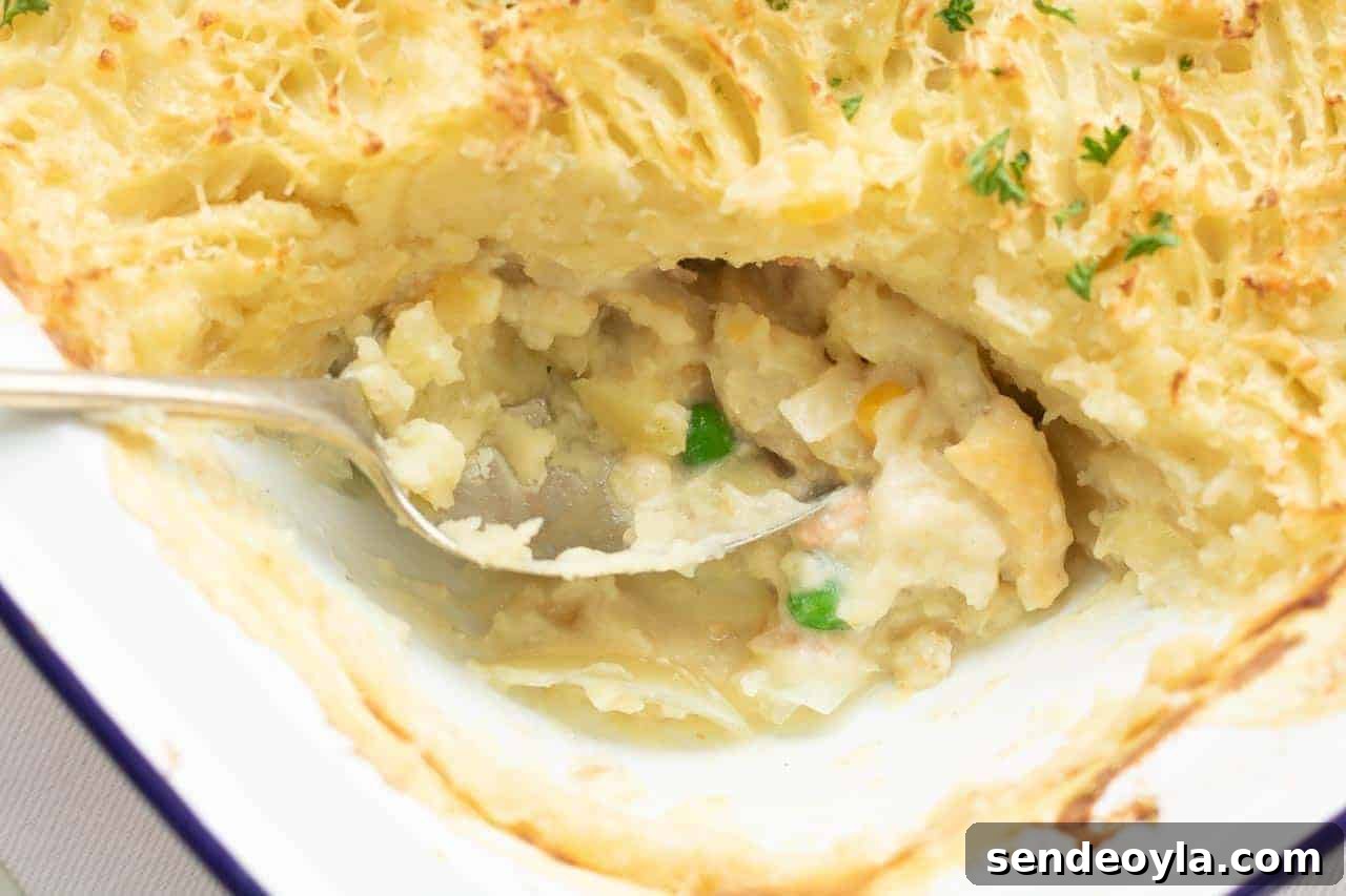 Fish Pie Recipe with Lemon Dill Cream Sauce 5 Spoonful missing of fish pie