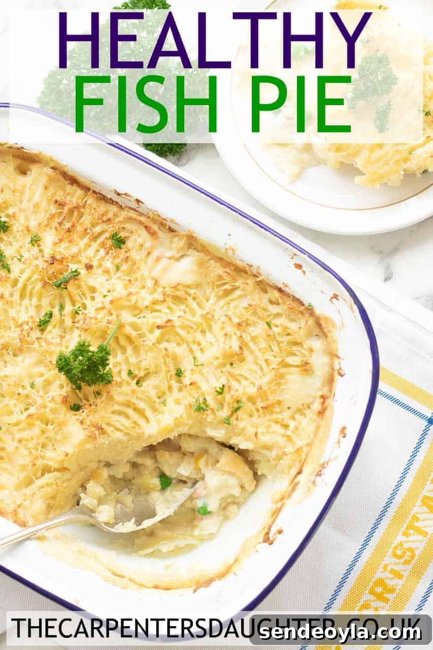 Fish Pie Recipe with Lemon Dill Cream Sauce 6 healthy fish pis pinterest pin