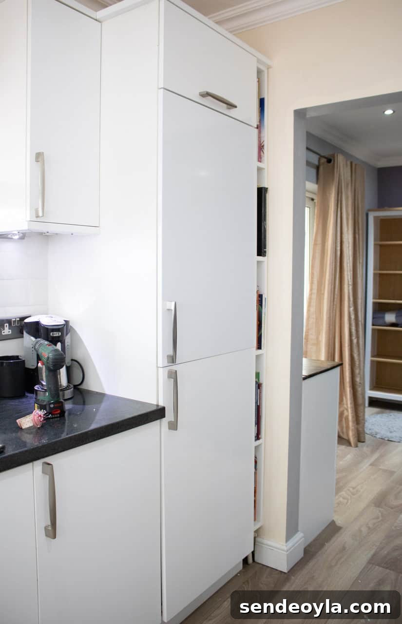 DIY Guide: Wrap a Kitchen Door with Fablon Vinyl 3 finished kitchen door