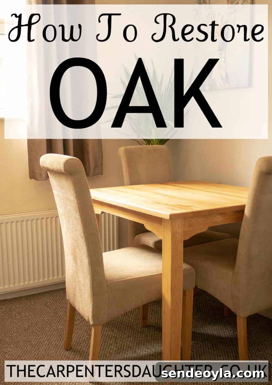 Refinish Oak Furniture: DIY Restoration Guide 10 How to Restore Oak Furniture