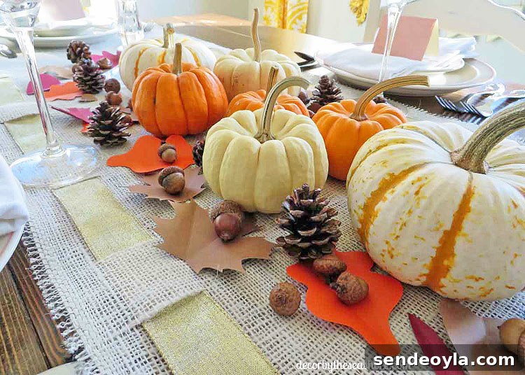 Decor by the Seashore Thanksgiving Table, 12 Colorful ways to help you prepare for Thanksgiving www.theboondocksblog.com