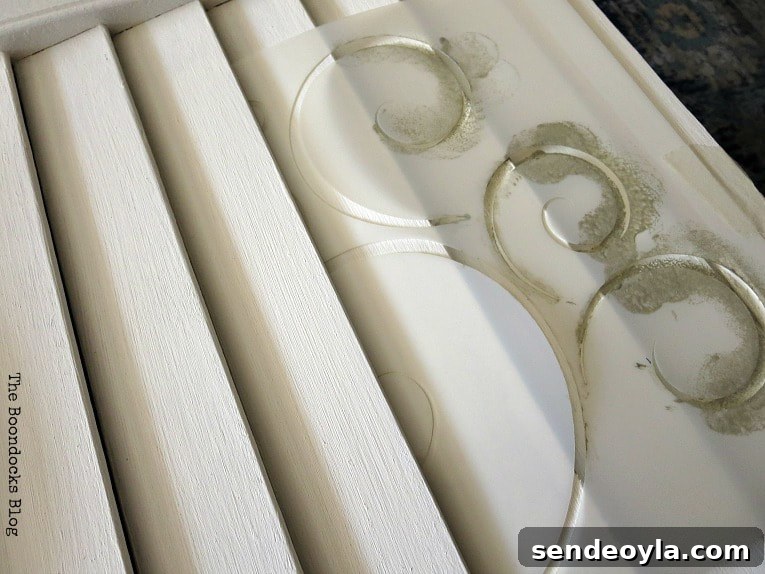 Shutter Stencil Art: How to Avoid Common Mistakes 7 Inserting stencil between slats to get good coverage