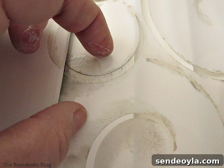 Shutter Stencil Art: How to Avoid Common Mistakes 8 Holding the stencil while stenciling