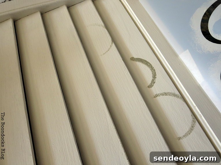 Shutter Stencil Art: How to Avoid Common Mistakes 6 Result of first stenciling attempt