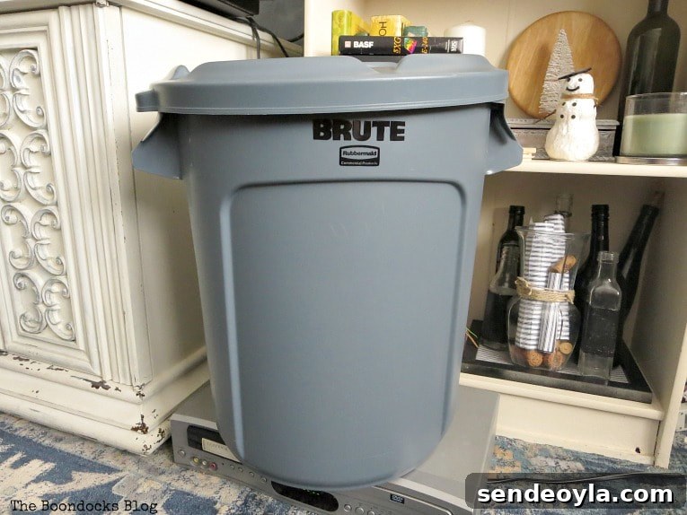 DIY Airtight Dog Food Storage Container 4 10 gallon plastic bucket.
