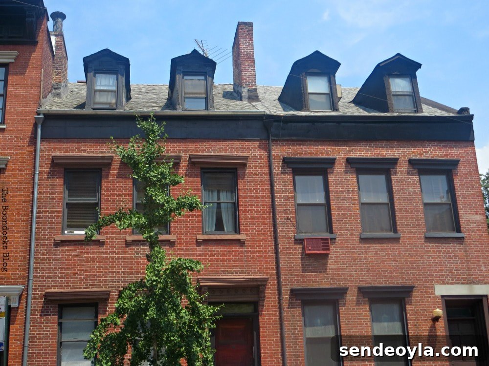Brick building in Soho, A monumental Surprise at Hudson Square in New York, www.theboondocksblog.com