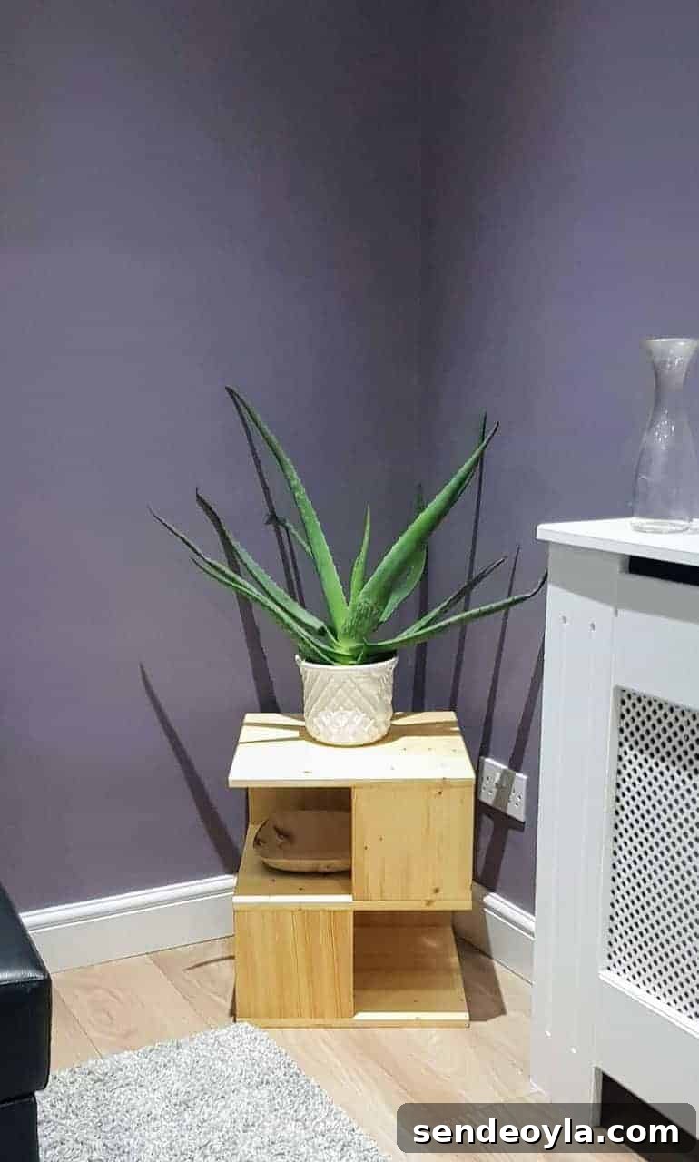 DIY S-Shaped Sculptural Side Table 3 unusual side table