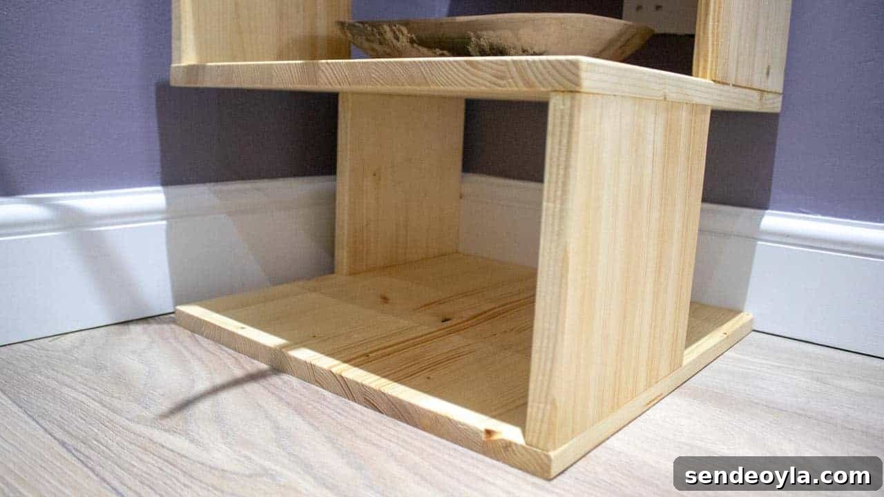DIY S-Shaped Sculptural Side Table 5 diy side table with storage