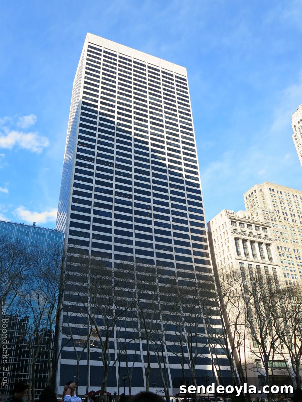 Discover Restored Bryant Park and Nearby Attractions 17 W.R. Grace Building on North side of Bryant Park, NY A Visit to the Restored Bryant Park and its Surrounding Areas www.theboondocksblog.com