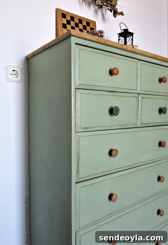 DIY Thrifted Coffee Table Makeover for a Modern Home 16 Refinished IKEA pine dresser