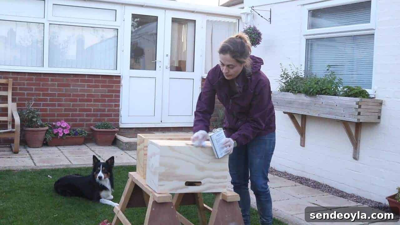 treating suspension box files with Danish oil