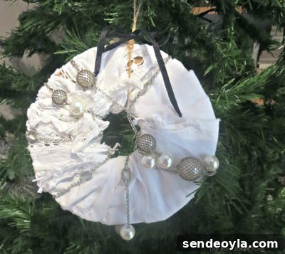 Round Home made ornaments