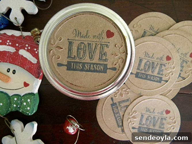 labels for mason jars, Ten Amazing Hand-Made Gifts for $10 and Under www.theboondocksblog.com
