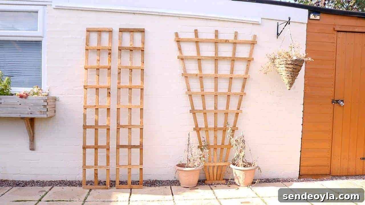 How to Build and Install a Wooden Trellis 2 How to make wooden trellis