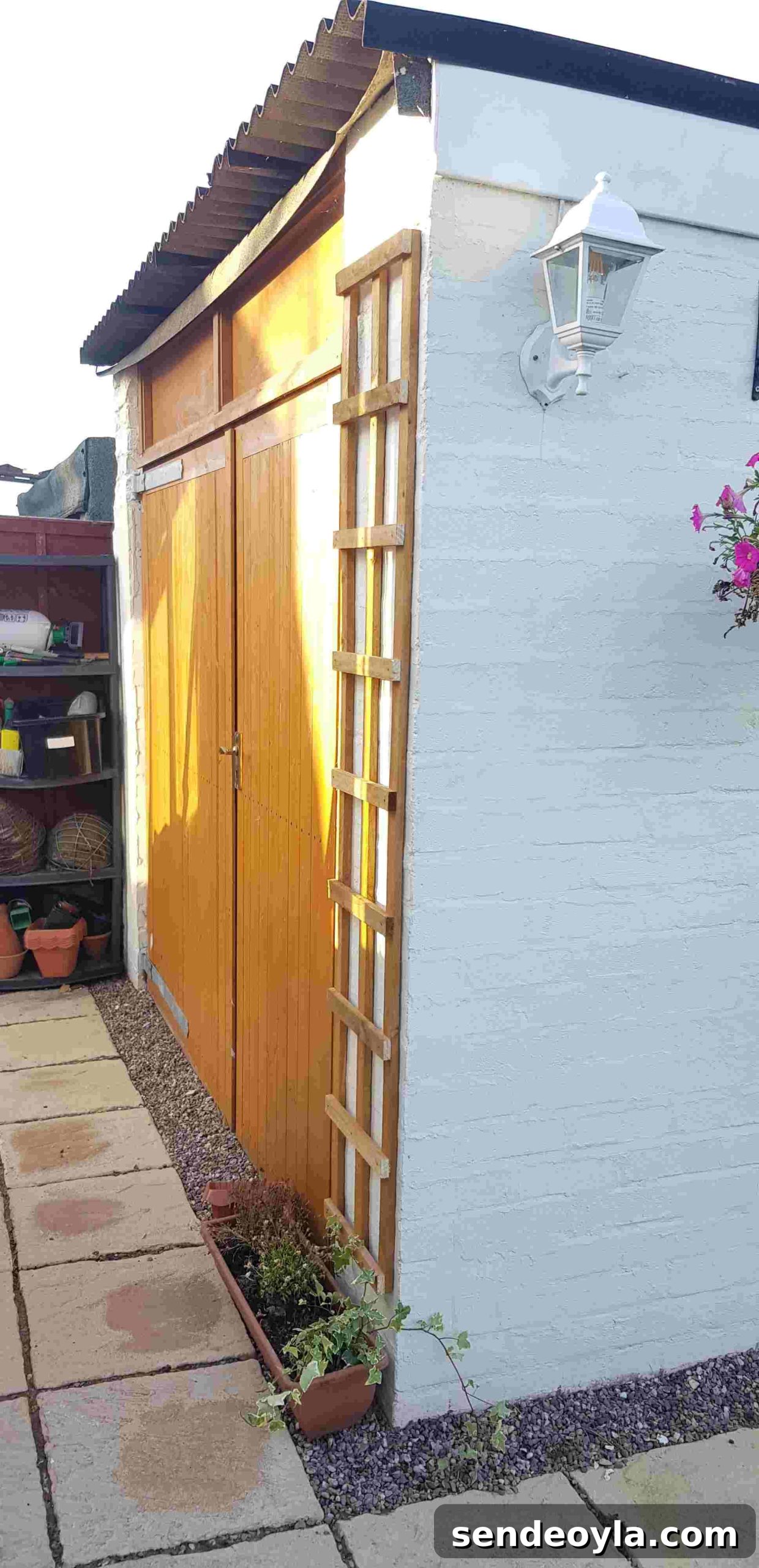 How to Build and Install a Wooden Trellis 19 finished trellis