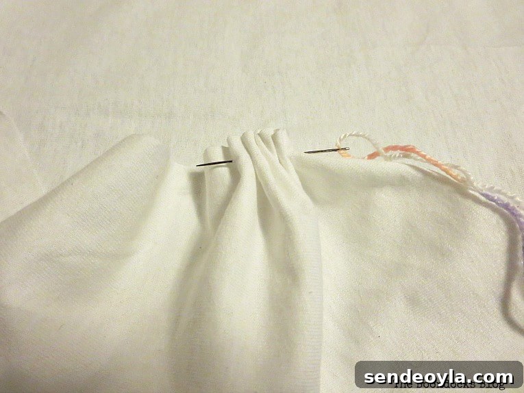 DIY Gnome Making Mistakes to Avoid 8 stitching the edge of the circle