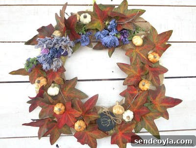 DIY Dollar Store Fall Wreath: Step-by-Step Guide 15 Colorful fall wreath